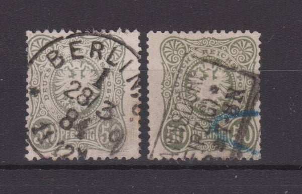 MiNr. 44 a+c gestempelt