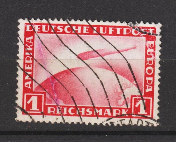 Zeppelin Fahrt 1931 MiNr. 455 gestempelt