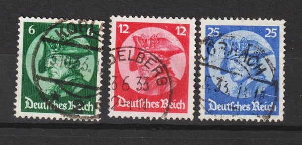 MiNr. 479-481 gestempelt