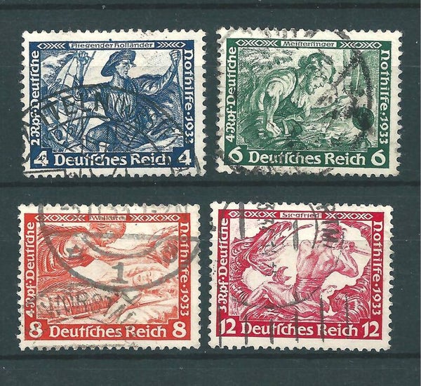MiNr. 500 + 502-504 gestempelt