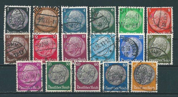 MiNr. 512-528 gestempelt