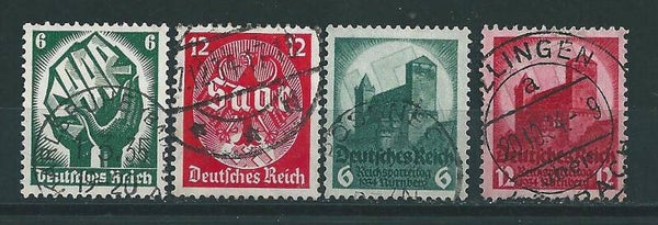 MiNr. 544-547 gestempelt