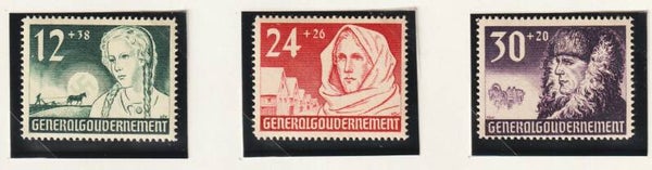 Generalgouvernement MiNr. 56-58 postfrisch **
