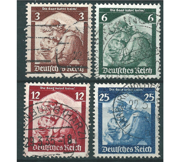 MiNr. 565-568 gestempelt