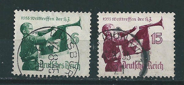 MiNr. 584-585 gestempelt