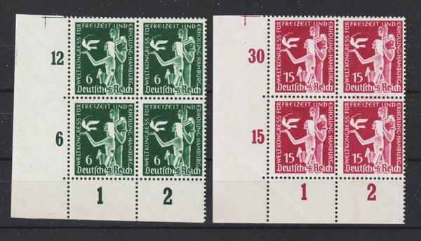 MiNr. 622-623 postfrisch ** Bogenecken