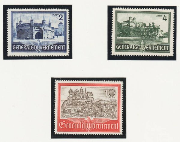 Generalgouvernement MiNr. 63-65 postfrisch **
