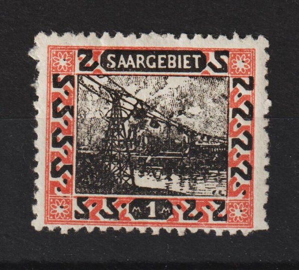 Saar MiNr. 63 * Abart