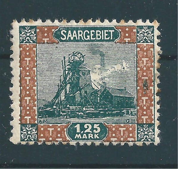 Saar MiNr. 64 * Abart