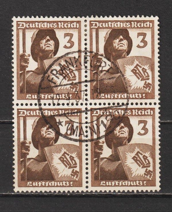 MiNr. 643 gestempelter Viererblock