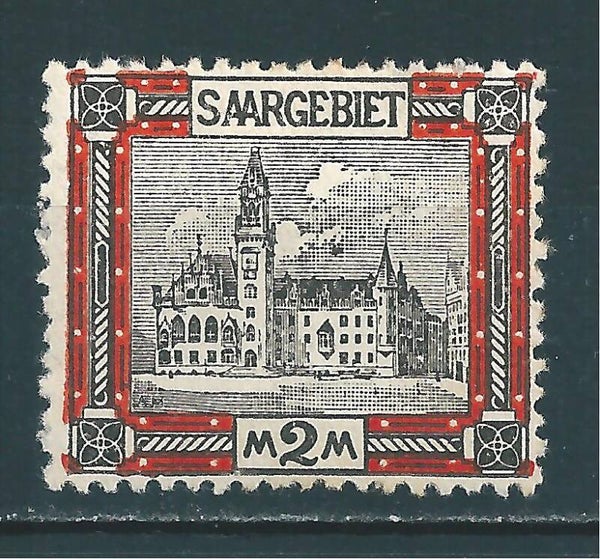 Saar MiNr. 65 ungebraucht * Abart