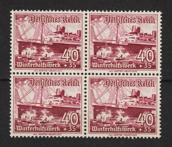 MiNr. 659 postfrisch ** Viererblock