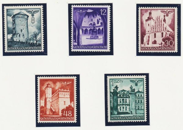 Generalgouvernement MiNr. 66-70 postfrisch **