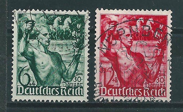 MiNr. 660-661 gestempelt