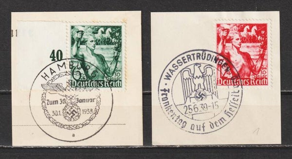 MiNr. 660-661 Briefstücke