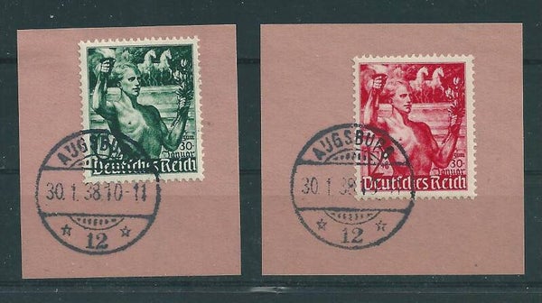 MiNr. 660-661 Briefstücke  (09)