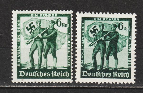 MiNr. 662 + 663 postfrisch **