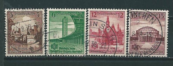 MiNr. 665-668 gestempelt