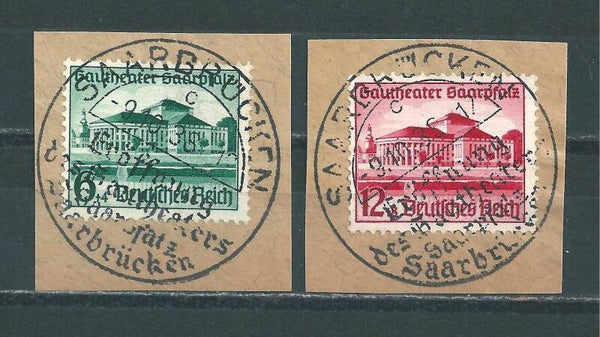 MiNr. 673-674 Briefstücke, FDC (02)