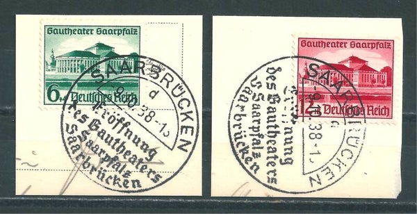 MiNr. 673-674 Briefstücke, FDC (03)