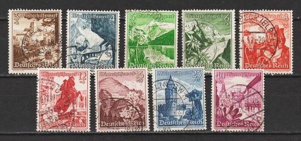 MiNr. 675-683 gestempelt