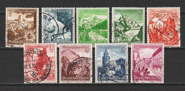 MiNr. 675-683 gestempelt