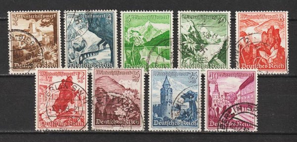 MiNr. 675-683 gestempelt