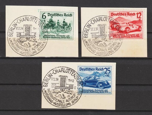 MiNr. 686-688 FDC, BERLIN 17.2.39  (09)