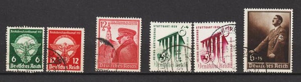 MiNr. 689-690, 691, 692-693, 694 gestempelt