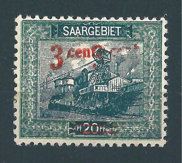 Saar MiNr. 70 DD ** geprüft Ney BPP