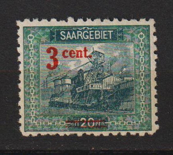 Saar MiNr. 70 B ungebraucht *