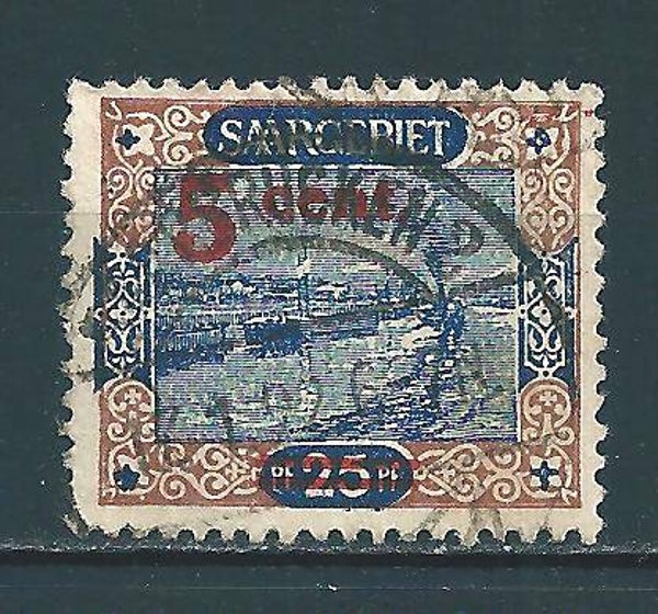 Saar MiNr. 71 Vollstempel (0463)