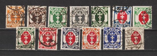 MiNr. 73-85 gestempelt