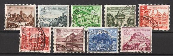 MiNr. 730-738 gestempelt