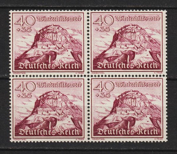 MiNr. 738 postfrisch ** Viererblock