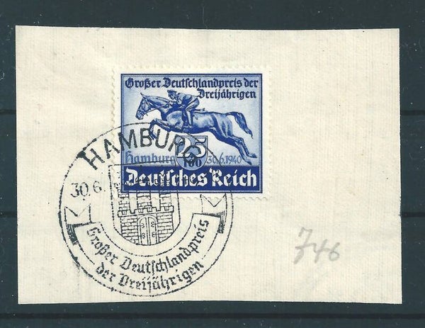 MiNr. 746 Briefstück mit Sonderstempel (02)
