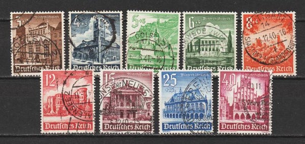 MiNr. 751-759 gestempelt