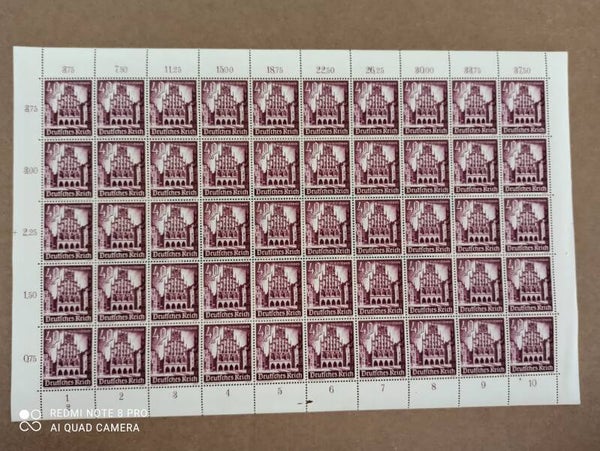 MiNr. 759 postfrisch **  Bogen, Formnummer 2