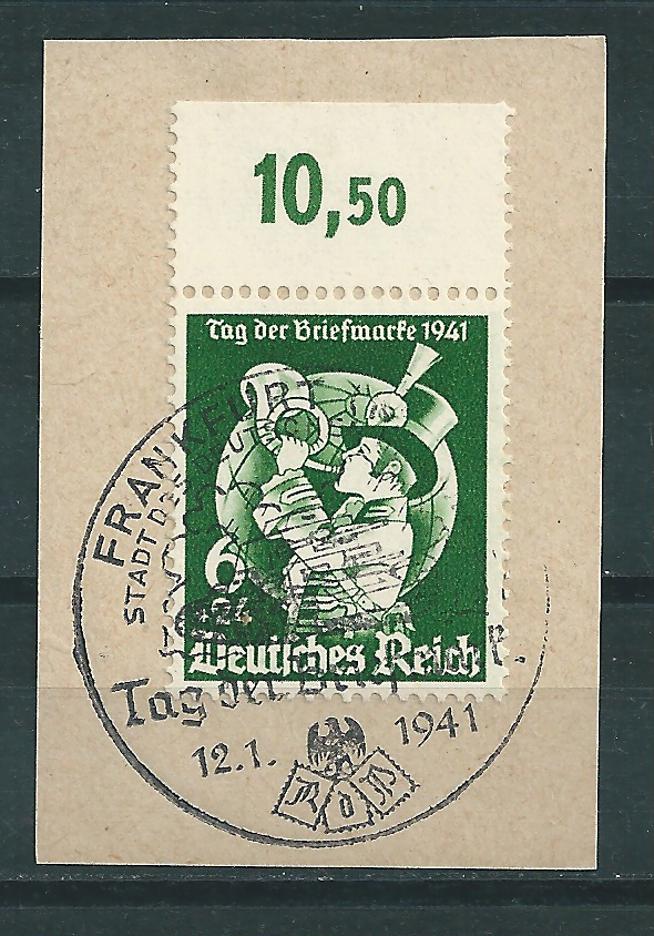 MiNr. 762 Oberrand Briefstück, Ersttagstempel  (05)