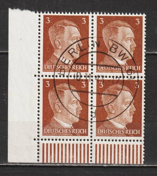 MiNr. 782 gestempelte Bogenecke