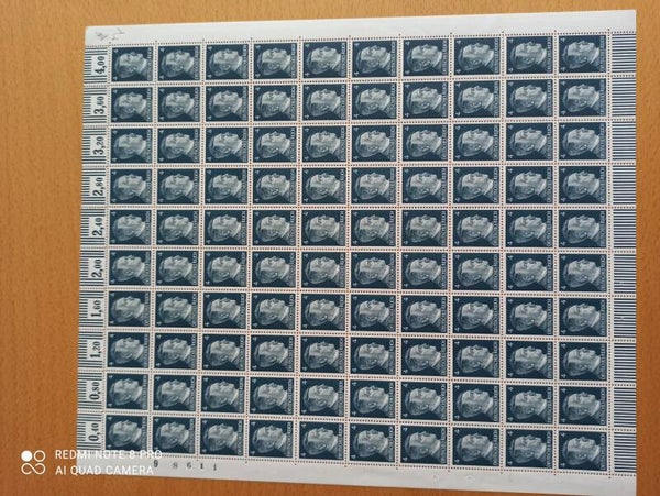 MiNr. 783 postfrischer Bogen