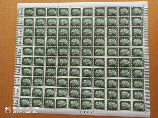 MiNr. 784 postfrischer Bogen