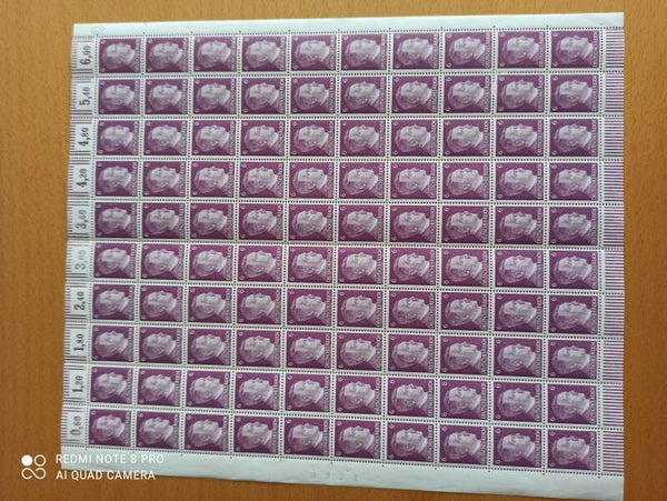 MiNr. 785 a postfrischer Bogen