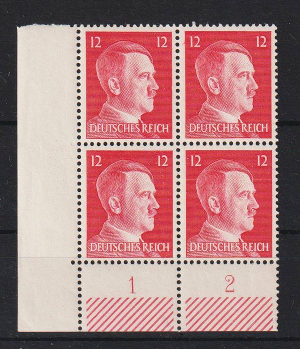 Adolf Hitler MiNr. 788 postfrische ** Bogenecke