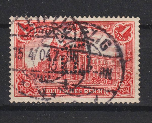 MiNr. 78 A Perfins Firmenlochung L.V.   (0339)