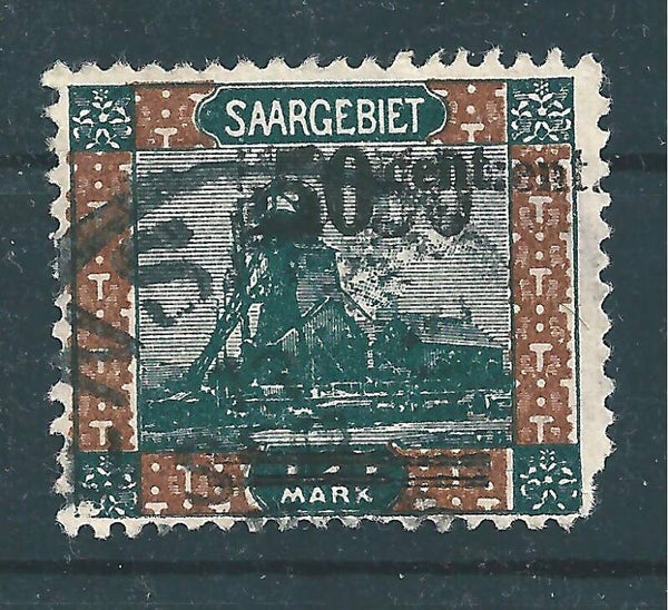 Saar MiNr. 78 DD  gestempelt