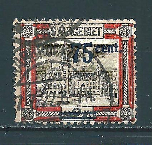 Saar MiNr. 79 Vollstempel (0463)