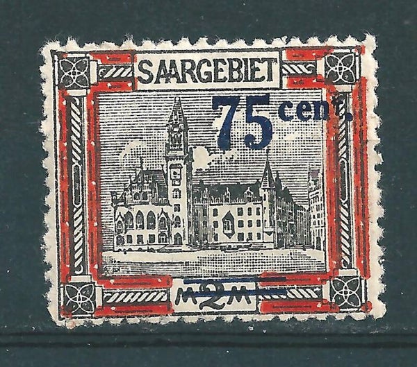 Saar MiNr. 79 ungebraucht, Abart