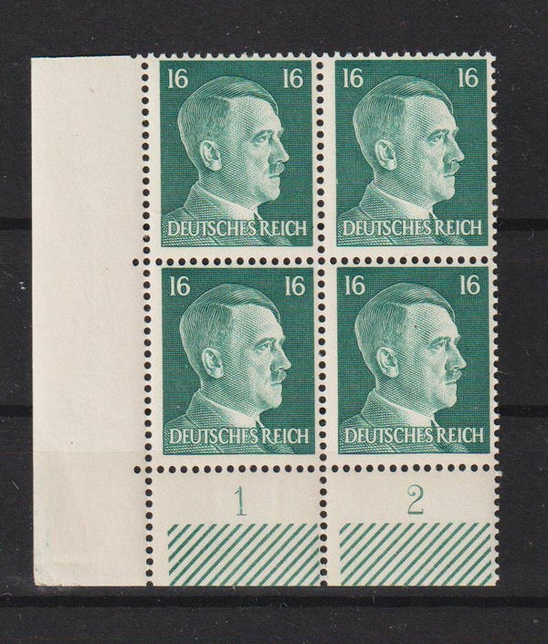 Adolf Hitler MiNr. 790 postfrische ** Bogenecke