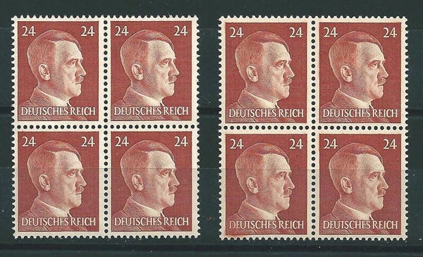 MiNr. 792 vz + wz postfrische Viererblöcke **  (0361)